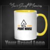 Photo Print Mug ( Inner YELLOW)